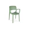Fauteuil de jardin Milan - Accoudoirs - Vert - G-Line