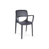 Fauteuil de jardin Milan - Accoudoirs - Anthracite - G-Line