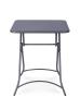 Table de patio Toscane - Anthracite - H 71,5 x L 60 x P 60 cm - G-Line