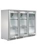 Réfrigérateur porte vitrée - 258 Litre - Extérieur - 3 portes vitrées - Argent - Husky Alfresco - C3AF-HS-STEEL