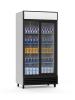 Réfrigérateur - 800 litres - 2 portes - Porte vitrée - Ventilé - Argent - G-Line