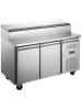 Réfrigérateur - 7x 1/3 GN - 2 portes - dessus fixe - 390 litres - inox - 230V - G-Line