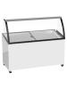 Vitrine à glaces - Porte vitrée - 8 bacs - 500 litres - Blanche - 230 V - G-Line