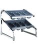 Range-couverts Standard - 1/1 GN - 2 étagères - acier inoxydable - G-Line