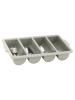 Range-couverts - 4 compartiments - Gris - Plastique - G-Line