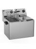Friteuse - électrique - modèle de table - 2 x 8 L - acier inoxydable - 230V - G-Line