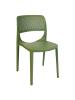 Chaise de patio Montagne - Empilable - Verte - G-Line