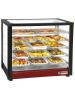 Vitrine chauffante - 5 Niveaux - H 64 x 78 x 49 CM - Noir - Diamant - HSD5-B2