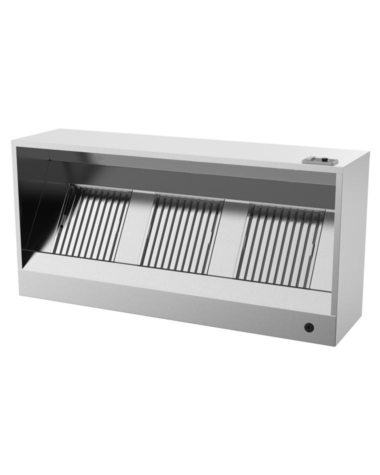 Hotte aspirante CHR - Complète - Modèle caisson - H 52 x 300 x 100 CM - G-Line