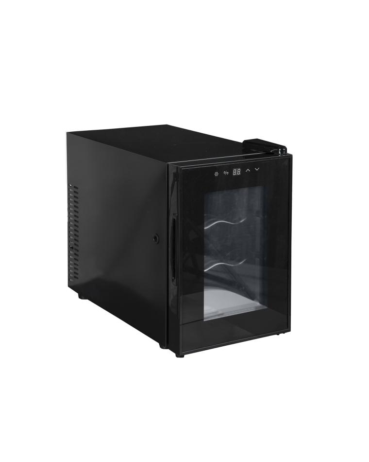 Refroidisseur à vin - Porte en verre - 18 L - Noir - G-Line
