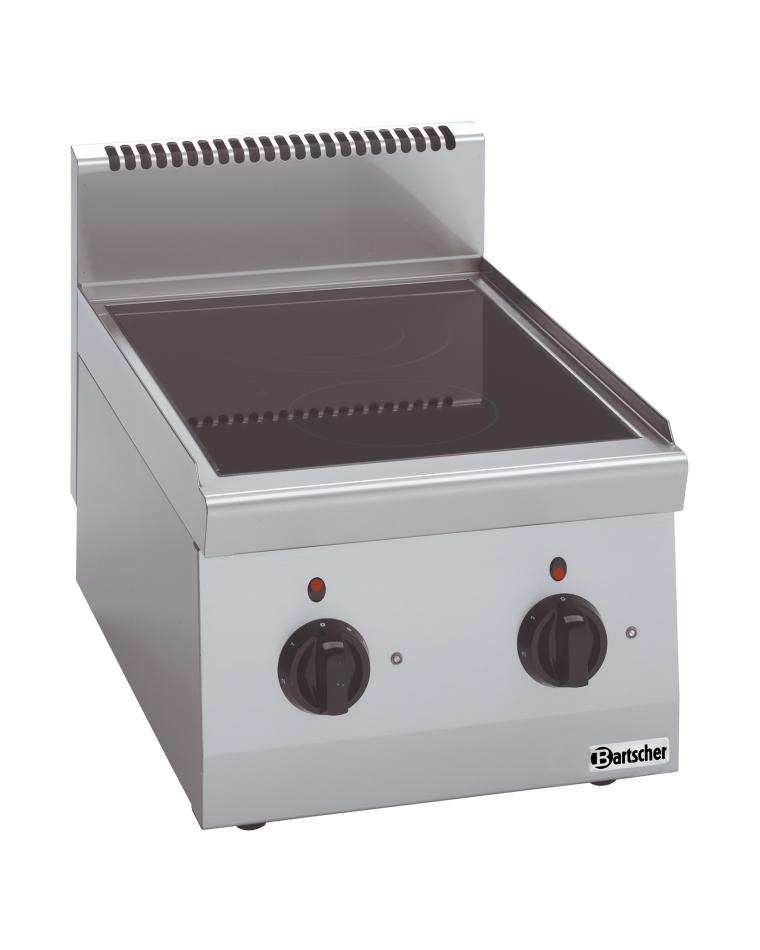 Cuisinière - 2 Foyers - Céramique - Bartscher - 131800