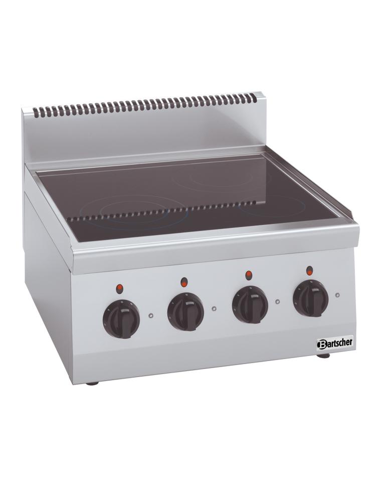 Cuisinière - 4 Foyers - Céramique - Bartscher - 131850