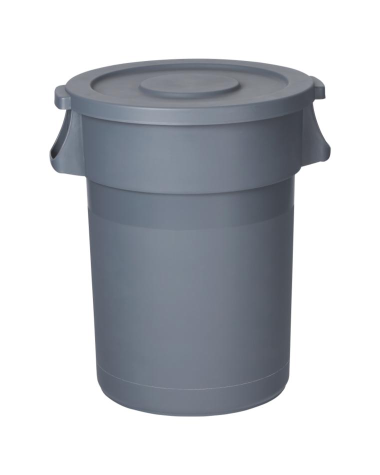 Conteneur à déchets - Incl. couvercle - 80 Litres - Gris - G-Line