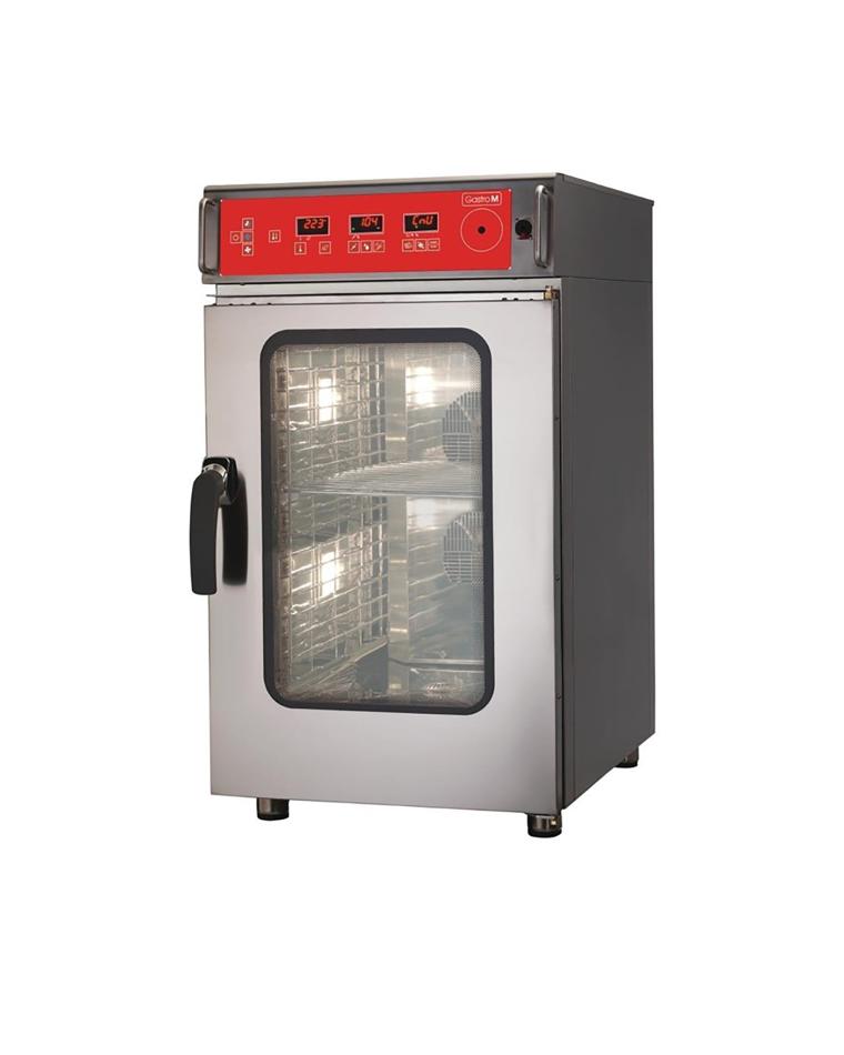 Four mixte - 10 x GN 1/1 - Système de nettoyage - H 101 x 51,7 x 82 CM - Inox - Gastro M - DS471