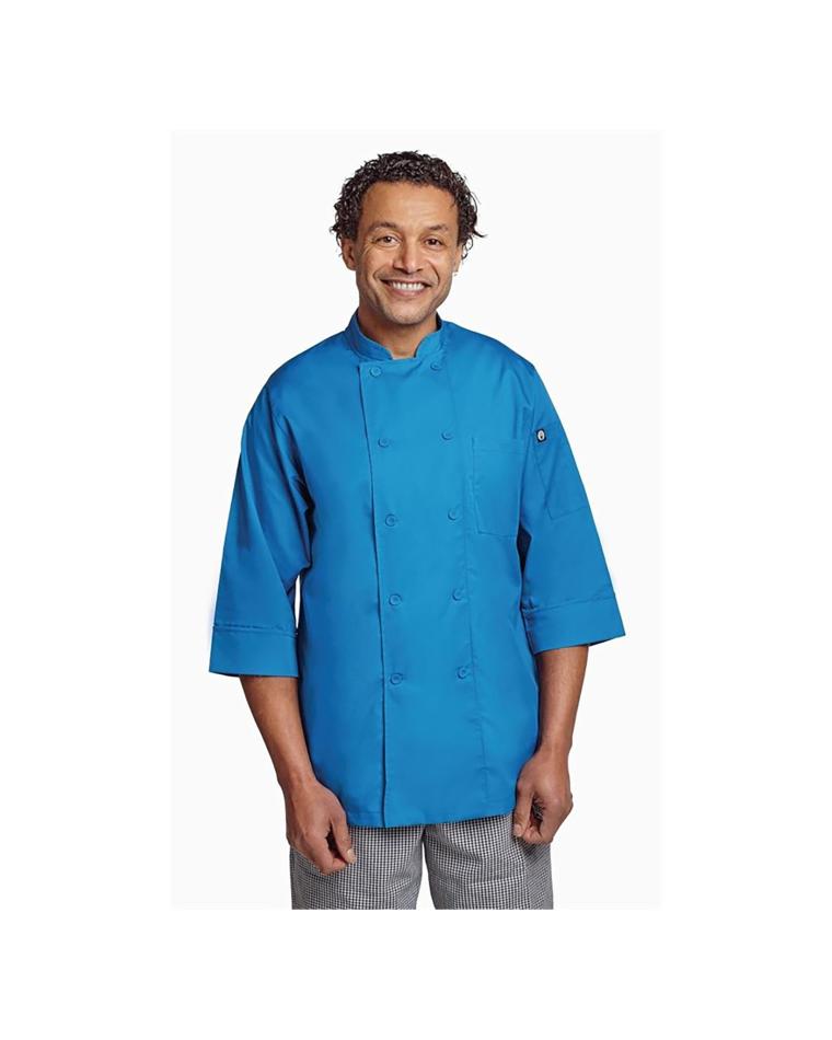 Veste de cuisine - Unisexe - Bleu - Polyester/Coton - Chef Works - B178
