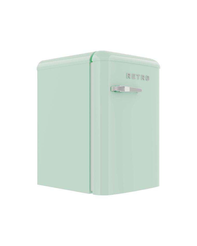Frigo Rétro - 120 Litres - Modèle de Table - Vert Menthe - G-Line