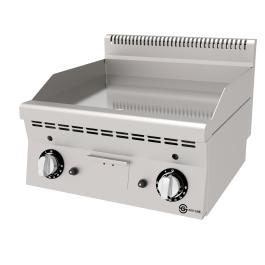 Bakplaat - Gas - Glad - Tafelmodel - RVS - B 60 CM - G600 Line - G-Line