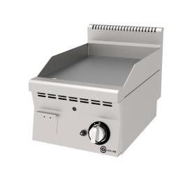 Bakplaat - Gas - Glad - Tafelmodel - RVS - B 40 CM - G600 Line - G-Line