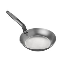 Poêle lyonnaise - H 4 CM - 1.24 KG - Ø20.5 CM - Tôle d'acier - Acheteur - 001003