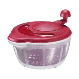 Essoreuse à Salade - H 21.5 CM - 0.55 KG - Ø26 CM - Polypropylène - Rouge - 5 Litres - Westmark - 016033