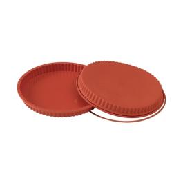 Bakvorm Taart - 0.34 KG - Silicoon - Rood - 1.75 Liter - -60°C / +230°C - Silikomart - 070089