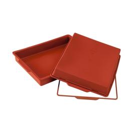 Bakvorm Taart - 0.37 KG - Silicoon - Rood - 2.25 Liter - -60°C / +230°C - Silikomart - 070093