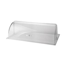 Afdekkap - 1/1 GN - 53 x 32.5 CM - Polycarbonaat - Transparant - Rolltop Deksel - 145215