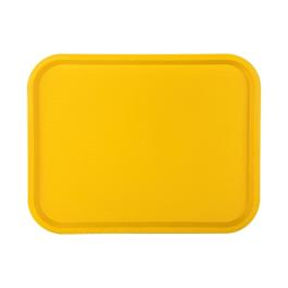Dienblad - H 2 x 35 x 27 CM - 0.28 KG - Polypropyleen - Geel - Caterchef - 430153