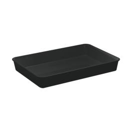 Plateau à viande - H 6 x 42 x 28 CM - 0,2 KG - Mélamine - Noir - WACA - 937653