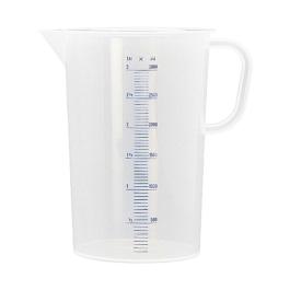 Gobelet de mesure - H 25.5 CM - 0.38 KG - Ø20 CM - Polypropylène - Transparent - 5 Litre - 027005