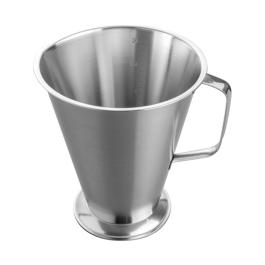 Gobelet de mesure - 0,38 KG - acier inoxydable 18/08 - 2 litres - 055012