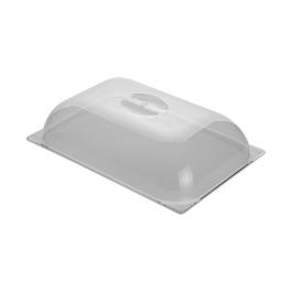 Couvercle Ice - H 7,6 x 36 x 25 CM - 0,345 KG - Polycarbonate - Transparent - Modèle en relief - 953948