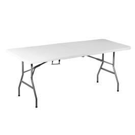 Tafel - Inklapbaar - Rechthoek - Wit - H 74 x B 152 x D 70 CM - G-Line