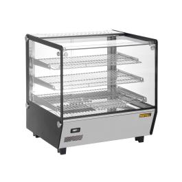 Présentoir chauffant - Noir - acier inoxydable - 220-240V - Buffalo