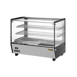 Présentoir chauffant - Noir - acier inoxydable - 220-240V - Buffalo