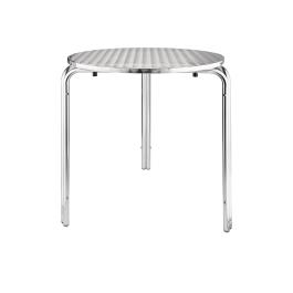 Table - Ø 70 x H 72 CM - Inox/Aluminium - Bolero - CG836