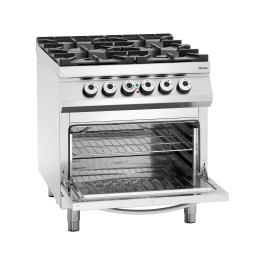 Cuisinière à gaz - Four électrique - 4 feux - Bartscher - 2952271