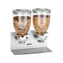 Distributeur de céréales - 2 x 3,5 litres - Bartscher - 500378