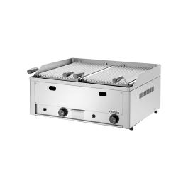 Gril à lave - Gaz - 2 Zones - 8 kW - Bartscher - 2006601