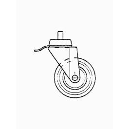 Roue - 700 Line - Freinée - Acier inoxydable - Diamant - A77/1RF
