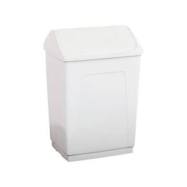 Conteneur à déchets - H 62 x 42 x 32 CM - 2,35 KG - Blanc - 55 litres - Denox - 600072