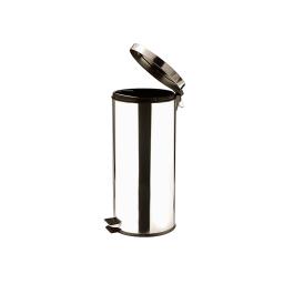 Poubelle à pédale - H 65 CM - 3,6 KG - Ø29 CM - inox - 30 Litre - 861603