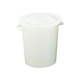 Conteneur alimentaire - H 75 CM - 10 KG - Ø54 CM - polyéthylène - Blanc - 120 Litre - Standard - 956003