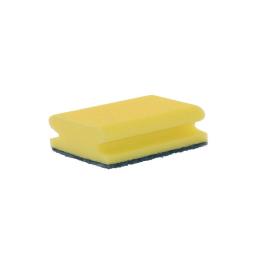 Éponge à récurer - Fente pour le manche - 14 CM - Jaune - Betra - 522027