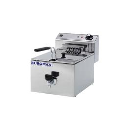 Friteuse professionnelle simple 10 litres + robinet - Euromax - 10380K