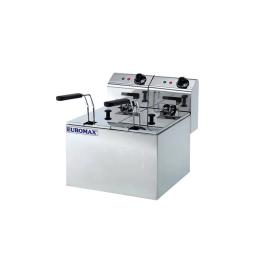 Friteuse de restauration double - 5+5 Litres - Euromax - 10351C