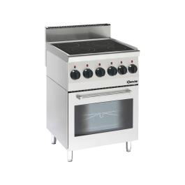 Cuisinière - 4 Foyers - Avec Four - Céramique - Bartscher - 132870