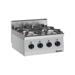 Cuisinière à gaz - 4 feux - Bartscher - 1317463