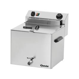 Friteuse - 10 Litres - Robinet de vidange - 400V - Bartscher - 162900