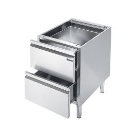 Sous-structure - 2 Tiroirs - Série 600 - 40 CM - Bartscher - 131954